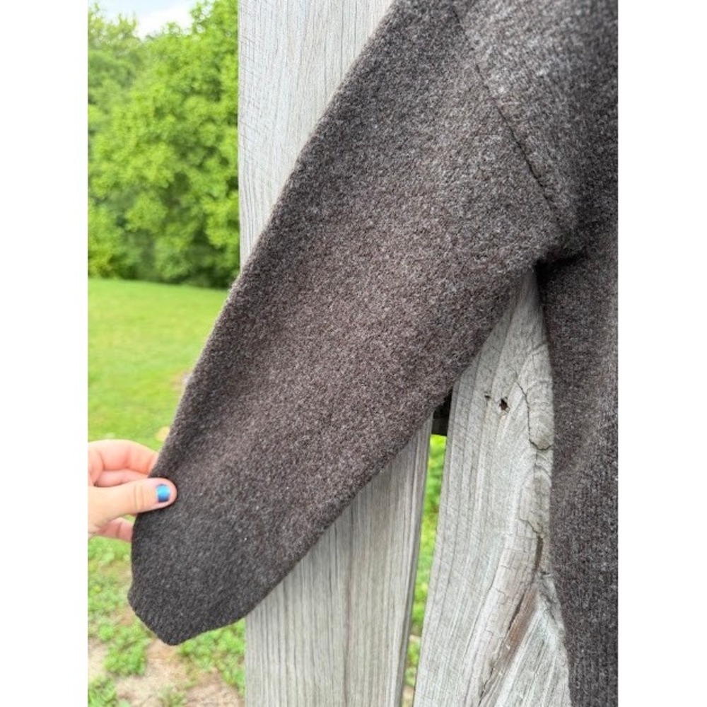 Cozy H&M Turtleneck Sweater Womens XS Brown Knit Wool Blend Pullover Relaxed Fit - Picture 3 of 6